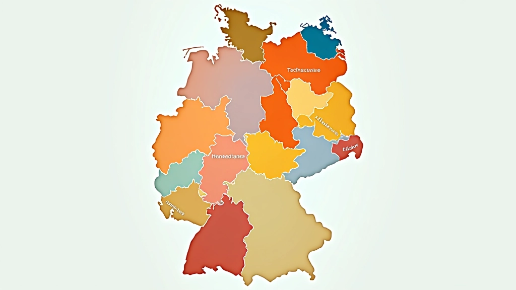 Karte Deutschlands mit farblichen Markierungen der verschiedenen Bundesländer und ihrer Finanzkraft